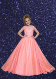 2Cute Harper Pageant Dress in Tangerine or Turquoise