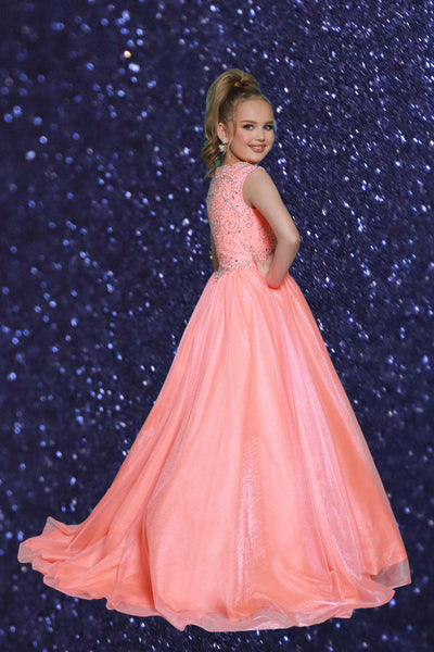 2Cute Harper Pageant Dress in Tangerine or Turquoise