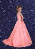 2Cute Harper Pageant Dress in Tangerine or Turquoise