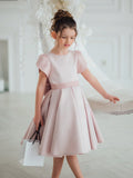 Elodie Blush Couture Dress – Custom Flower Girl & Special Occasion Dress