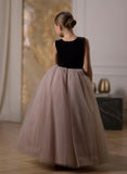 Zaria Gown – Velvet & Tulle Ball Gown for Girls | Special Occasion Dress