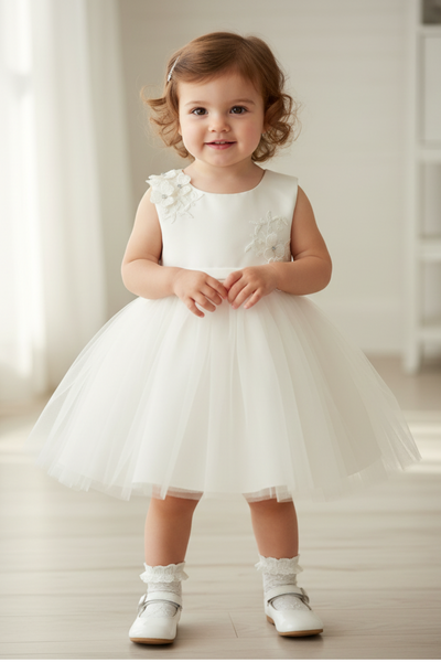 Baby Sage Flower Girl Dress for Party & Birthday