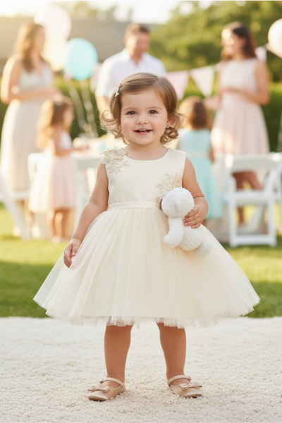 Baby Sage Flower Girl Dress for Party & Birthday
