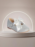 Glitter Baby Girl Shoes with Bow – Infant Sizes 1–4