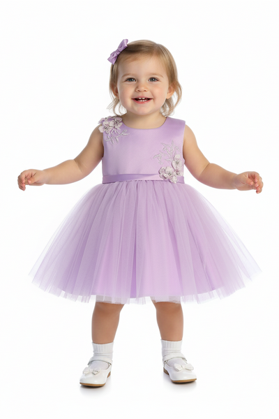 Baby Sage Flower Girl Dress for Party & Birthday