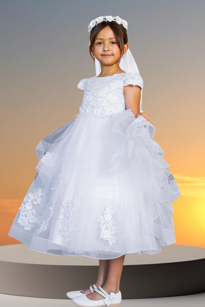 Aliana Pearl Dress – Communion & Flower Girl Dress