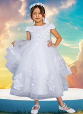 Aliana Pearl Dress – Communion & Flower Girl Dress