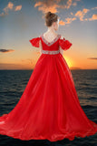 Red Brydealo Couture Pageant Dress – Julianne Gown