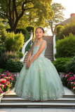 Embroidered Pageant Tulle Dress - Rylee Girls Dresses | Princess Collection