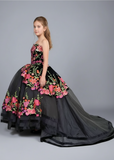 Sienna Floral Pageant Gown for Girls