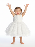 Elara Pearl Lace Christening Dress 6–24M