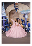 Rosabelle Couture Ruffle Gown - Elegant Pink Pageant & Special Event Dress