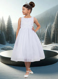 Juliette Belle Dress – Puff Sleeve Communion Gown