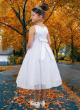 Juliette Belle Dress – Puff Sleeve Communion Gown