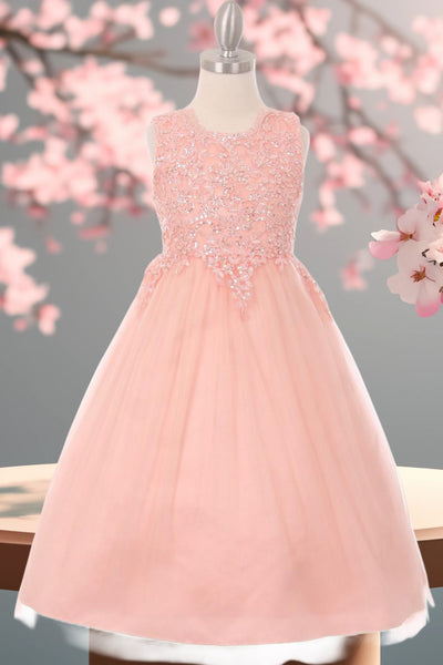 Juliette Belle Dress – Puff Sleeve Communion Gown