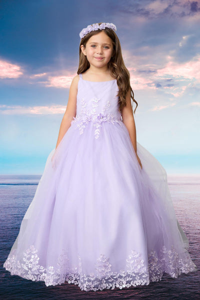 Melina Diamond Gown – Girls Special Occasion Dress in 6 Colors
