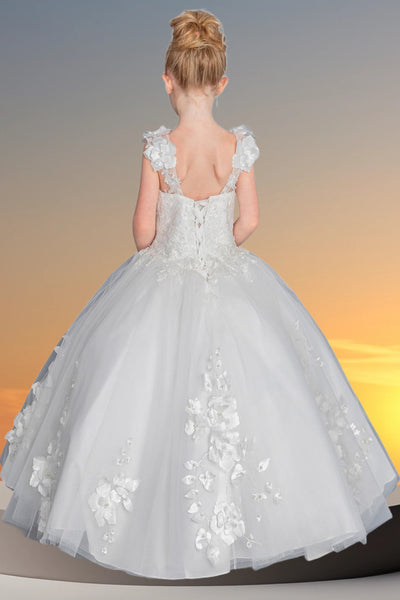 Amara Bloom Gown – Communion & Pageant Dress for Girls