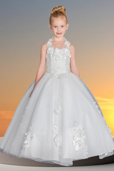Amara Bloom Gown – Communion & Pageant Dress for Girls