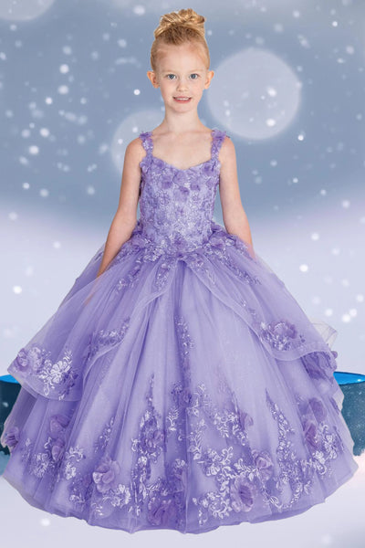 Emmaline Sparkle Lilac Gown | Communion Pageant & Special Occasion Dress