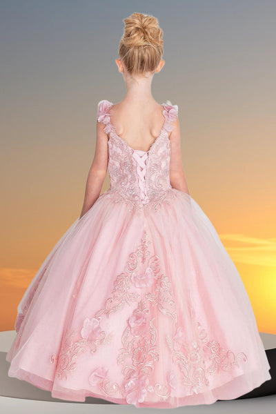 Felicity Rose Gown – Girls Blush or Off White Pageant Dress