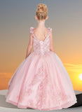 Felicity Rose Gown – Girls Blush or Off White Pageant Dress