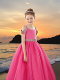 Brydealo Couture Hot Pink Pageant Gown – Girls Special Occasion