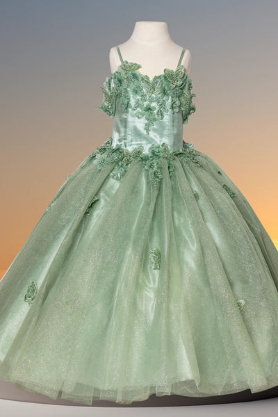 Liliana Meadow Gown | Sage Green Special Occasion Dress for Girls