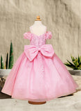 Rosalyn Blush Sparkle Gown – Girls' Birthday Dress