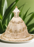 Champagne Girls Pageant Dress | Queen Collection | Dahliana Royale
