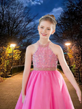 Hot Pink Brydealo Couture Girls Pageant Dress