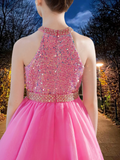 Hot Pink Brydealo Couture Girls Pageant Dress
