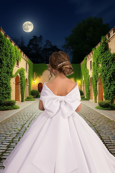 Elara Luxe White Couture Gown | Fashion Couture