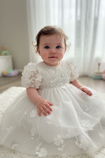 Aveline Joy Teter Warm Couture Christening Gown