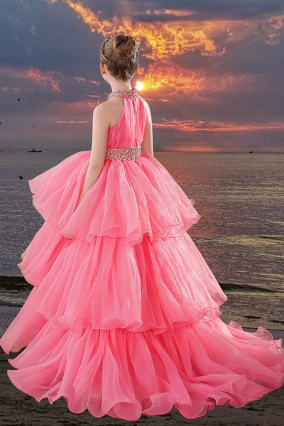 Arielle Rose Gown – Watermelon Girls Pageant Dress | 2Cute