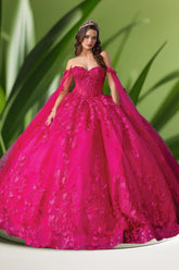 Mariposa Reina Pink Butterfly Quinceañera Gown – Luxe Ball Gown