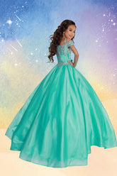 Girls Aqua Party Dress – 2Cute Maren Father Daughter Gown