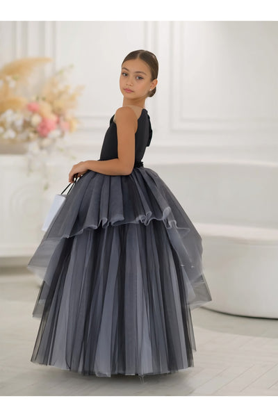 Serena Dress - Luxurious Handmade Couture Gown for Girls