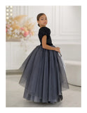 Serena Dress - Luxurious Handmade Couture Gown for Girls