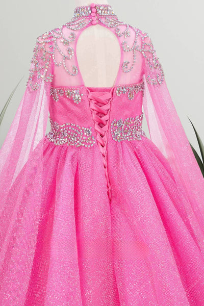Hot Pink Girls Pageant Dress - Brydealo Couture Gown