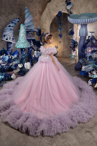 Seraphina Couture Gown - Custom Luxury Dress for Girls' Special Events
