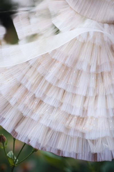 Elowen Ivory Haute Couture Ruffle Girls Pageant Dress – Brydealo Couture