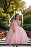 Embroidered Pageant Tulle Dress - Rylee Girls Dresses | Princess Collection