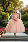 Butterfly Tulle Pageant Dress - Meera Girls Formal Gown