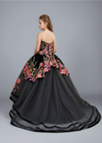 Sienna Floral Pageant Gown for Girls