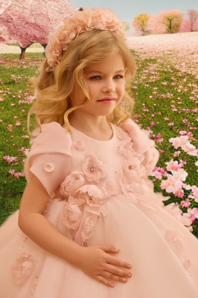 Amelina Rose | Pentelei Couture Flower Girl & Communion Dress