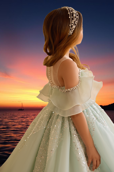 Aveline Stardust Gown | Pentelei Couture Girls Dress