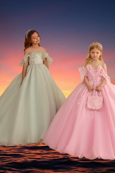 Aveline Stardust Gown | Pentelei Couture Girls Dress