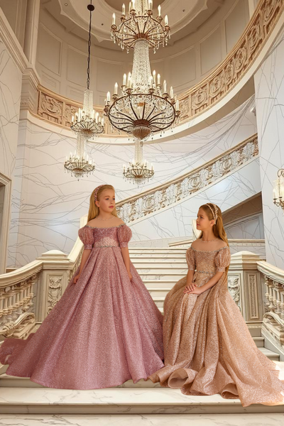Isolde Twilight Gown | Pentelei Couture Glitter Ball Dress