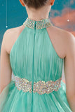 Mariana Turquoise Girls Pageant Dress - Brydealo Couture
