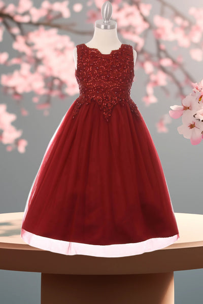 Juliette Belle Dress – Puff Sleeve Communion Gown